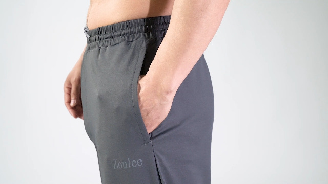 Amazon.com: Zoulee Men's Zipper Fly Track Pants Drawstring
